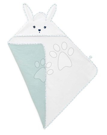 Dojčenské osušky - Osuška s kapucňou pre najmenších Zajačik Bath Towel Dove K'Doux Kaloo