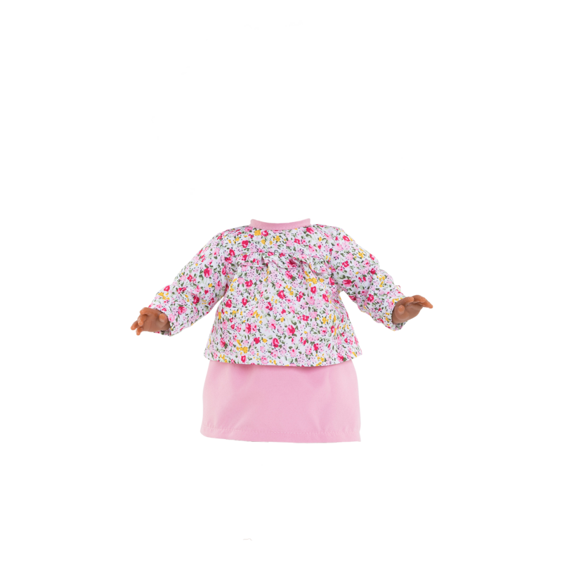 Dressing doll Pauline Ma Corolle curly black hair and brown sparkling eyes 36 cm from 4 years old