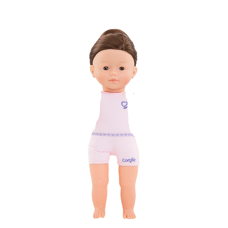 Dressing doll Pénélope Ma Corolle long brown hair and brown sparkling eyes 36 cm from 4 years old