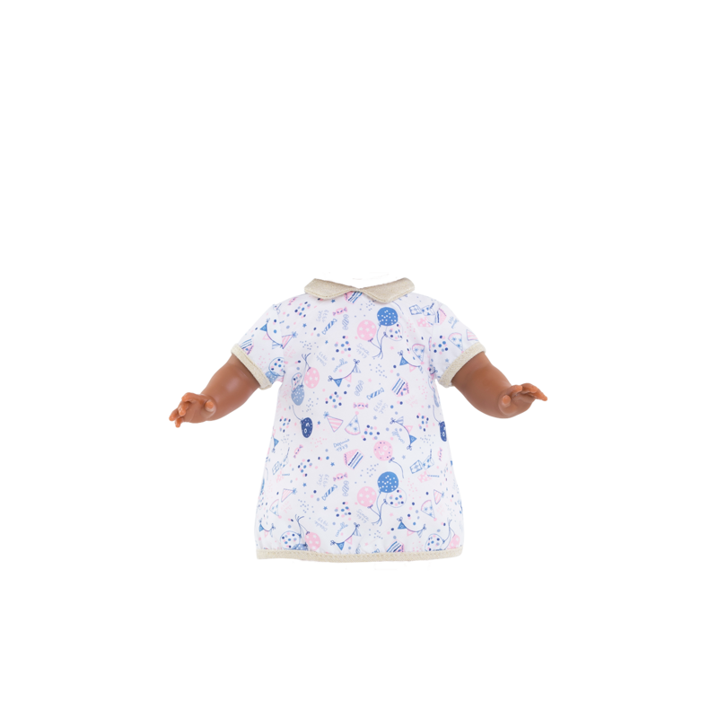 Dressing doll Pauline Ma Corolle curly black hair and brown sparkling eyes 36 cm from 4 years old