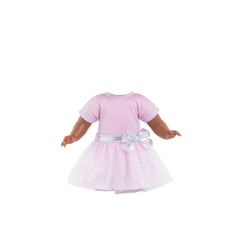 Dressing doll Pauline Ma Corolle curly black hair and brown sparkling eyes 36 cm from 4 years old